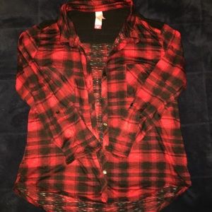 Lacy dress flannel